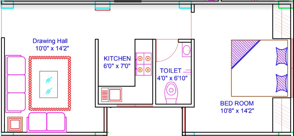 1bhk Shared Apartments indore