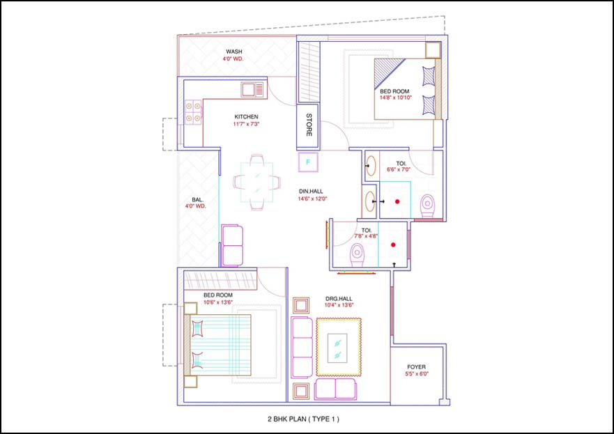 1BHK flats for sale in indore